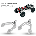 Miniatyrbillede 7 af 8: Front Suspension Bracket til AXIAL SCX10 Firehjulstræk Elektrisk RC Bil (Sølv)