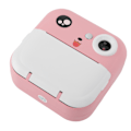 Miniatyrbilde 7 av 8: Barnekamera med HD, lang batterilevetid, tegneserie, bærbar selfie-videokamera med front- og bakkamera for jenter og gutter, gaveleker, rosa