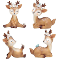 Miniatyrbilde 2 av 4: Kitz figur, dekorative ornamenter, figur dekorativ Kitz miniatyr 3D bambi, dyrefigurer