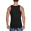 Miniatyrbillede 4 af 5: Bambus Rayon Mænds Rundhals Stræk Tanktoppe, Sort XL 3-pak