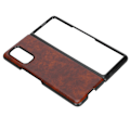 Miniatyrbild 2 av 8: Business Style Pattern Läder Smartphone Fodral för Xiaomi MIX FOLD Fodral för TelefonskyddBrun