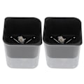 Miniatyrbilde 2 av 8: 2 stk Blomsterpotte Transparent Plantepotte Selvannende Automatisk Vannabsorpsjon Planter