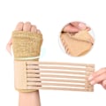 Miniatyrbild 4 av 5: Stickad handflateskydd justering bra fixering andningsbar mjuk stickad handledsskydd för cykling klättring fitness hudfärg