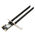 Miniatyrbild 4 av 8: AX210NGW PCIE WiFi 6E-kort med 2 antenner 5374 Mbps 2,4 GHz 5 GHz 6 GHz Bluetooth 5.2 Stöd MU MIMO WiFi-kort för Win10 11