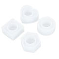 Miniatyrbillede 4 af 8: Krystal Epoxy Opbevaringsboks Form DIY Hexagonal Rund Firkantet Spisebord Håndklæde Spænde Silikoneform