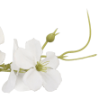 Miniatyrbilde 4 av 7: Elegant kunstig hvit bryllupsboutonniere for menn (5 stk)
