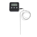 Miniatyrbilde 2 av 8: Matgrilltermometer LCD-skjerm Lang sonde 2 enheter Digitalt kjøtttermometer Timer for Kichen Industrial Grill