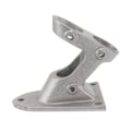 Miniatyrbillede 7 af 8: Flagstangsholderbeslag i aluminiumlegering, dobbelthuls, rustfrit, fortykkelse, kraftig flagstangsholder til udendørs brug, sølv