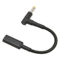 Miniatyrbillede 8 af 8: USB Type C hun til 4.8x1.7mm han adapterkabel Dobbelt PD E MARK-chip Bærbart 100W USB Type C adapterkabel