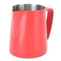Miniatyrbillede 1 af 8: Mælkekande Spids Mund Skummende Kaffe Skummer Pot 310ml 304 Rustfrit Stål med Indre Skala Rød