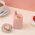 Miniatyrbild 4 av 4: Automatisk Tandpetarhållare Portabel Pop-Up Tandpetardispenser Förvaringslåda Rosa