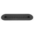 Miniatyrbillede 7 af 8: Universal Sort PVC Holdbar Robust Center Tail Surfing Fin Plug Holder Box Surfboards Tilbehør