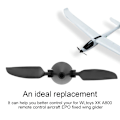 Miniatyrbild 8 av 8: För WLtoys A800 Remote Control Aircraft EPO Fixed Wing Glider Propeller Set Del Tillbehör