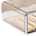 Miniatyrbild 7 av 8: Kosmetisk förvaringslåda lådtyp PET stapelbar platsbesparande sminkorganisatör för bänkskiva sovrum transparent