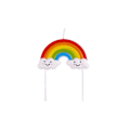 Pikkukuva 1 / 5: Syntymäpäiväkynttiläsetti - Rainbow Clouds Smiley -suunnittelu (5 kpl)