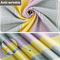 Miniatyrbild 4 av 5: Rektangulär Duk Fläckresistent 140x140 cm Elegant Bordsduk Linneduk Rektangel för Hem Matsal Kök Bordsdekoration