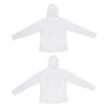 Miniatyrbild 6 av 8: Solskyddande jacka långärmad andningsbar lätt UV-block sommar solskydd hoodie för utomhus L