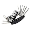 Miniatyrbillede 2 af 5: Multifunktionelle Værktøjer / Cykelreparationssæt - 15 I 1 Sort