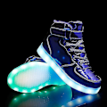 Miniatyrbild 4 av 5: Coola LED-belysta skor för barn, pojkar och flickor - Lysande blinkande sneakers