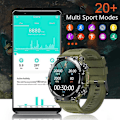 Miniatyrbild 4 av 5: K56pro Smartwatch Fitness Armbandsur för Män och Kvinnor Svart