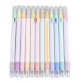Miniatyrbilde 1 av 8: Dobbeltsidig highlighter i levende farger, lett dobbeltspisset highlighter, fluorescerende markeringspenn for studenter