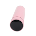 Miniatyrbillede 6 af 8: Isoleret vandflaske 500 ml kapacitet 304 rustfrit stålforing silikonebund bærbar termisk isoleringskop til daglig brug pink