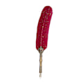 Miniatyrbillede 5 af 8: Kalligrafi Pen Retro Elegant Holdbar Slidbar Praktisk Praktisk Attraktiv Dekorativ Skriveværktøj til HjemCrimson