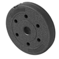 Pikkukuva 7 / 8: Klassiset valurautaiset painolevyt voimaharjoitteluun kotisalille, musta, 1 kpl, 1 kg