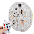 Miniatyrbild 8 av 8: CT19 färgglada RGB-ljus Bluetooth högtalare Glödlampa Bluetooth -kort med fjärrkontroll
