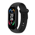 Miniatyrbild 2 av 8: M6 Smart Armband Puls Blodtryck Sömnövervakning Stegräkning Musik Väder Bluetooth Fitness Tracker