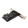 Miniatyrbillede 7 af 8: PCIe 2.0 SATA-kort 2 porte 40pin interface 6.0 Gbps 3.0 Gbps 1.5 Gbps SSD PCI E til SATA udvidelseskort til Win