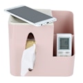 Miniatyrbild 5 av 8: Multifunktionell fjärrkontrollförvaringsbox för vardagsrummet (rosa)