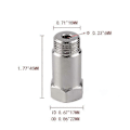 Miniatyrbillede 2 af 5: 10 stk. O2 Sensor Spacer Adapter Forlænger Udvidelse Lige 45mm M18X1.5 Forlænger Spacer Udvidelse C