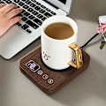 Miniatyrbillede 2 af 3: Kaffekopvarmer med temperaturstyring, hurtig opvarmning, 12 timers timer, 4 timers automatisk slukning, tyngdekraftsensor til brug på skrivebordet