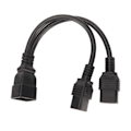 Pikkukuva 1 / 6: Kaksois-IEC320 C19–C20 naaras ja uros johto Y- power universal 12,6 tuuman LCD-näyttö