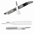 Miniatyrbilde 5 av 8: Bluetooth-øreplugger-rengjøringspenn Hvit bærbar multifunksjonell høydensitets-rengjøringspenn for Bluetooth-øretelefoner
