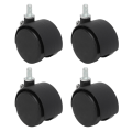 Miniatyrbillede 3 af 8: 4 stk. Drejelige hjul 360 graders rulleuniform Force Dobbelthjul Design Hjul til skriveborde Skabe hylder