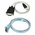 Pikkukuva 1 / 5: RJ45-verkkokaapeli, sarjakaapeli RJ45 - DB9 ja RS232 - USB (2 in 1) CAT5 Ethernet -sovitin LAN-liitin