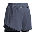 Pikkukuva 1 / 4: Urheilullinen 2-in-1 kaksiosainen kesäshorts miehille XL harmaa
