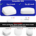 Miniatyrbild 3 av 5: Hållare för Eero Pro 6 Mesh WiFi-router med kabelhantering, stativ, vit50