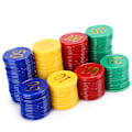 Pikkukuva 3 / 8: 160 kpl / Box Pokerimerkit Professional Family Educational Digital Chips Set