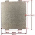 Pikkukuva 2 / 5: Mikroaaltouunin kiillelevyt - 99 x 108mm - Yhteensopiva Frigidaire 5304464061:n kanssa (5 kpl)