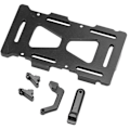 Miniatyrbilde 6 av 8: RC-batteriholder i aluminiumlegering, RC-batterimonteringsbrakett for Axial SCX24 AXI90081 AXI00001 AXI00002 1/24 RC-bil, svart