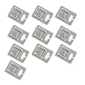 Miniatyrbild 7 av 8: 10 st Tuck Presser Foot 5 7 9 Spår Hållbar Blank Yta Ingen Grat Rostfritt Stål Symaskin Presser Foot för Hem5 Spår
