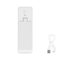 Miniatyrbillede 1 af 8: Forsegling Maskine USB Opladning Magnetisk Mini Pose Forsegling Maskine Bærbar Manuel Fødevare Sealer til HusholdningHvid