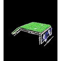 Miniatyrbild 1 av 4: Reptilsolnings Plattform med Konstgräs - Sköldpaddsramp och Viloterrass M