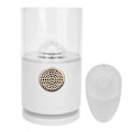 Miniatyrbillede 5 af 8: Projektor Salt Lampe Bluetooth Højttaler Fjernbetjening Dekorativ Projektion Salt Nat Lys til Soveværelse Kontor Hvid