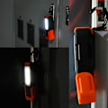 Miniatyrbillede 4 af 5: LED Lommelampe 3W COB LED Arbejdslampe Ultra Kraftig Magnetisk Bærbar Batteri med Magnetisk Base og Krog 3X AAA Batterier Ikke Inkluderet