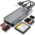 Miniatyrbillede 2 af 5: Multi Memory Card Reader, til / USB C og USB A enheder