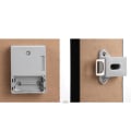 Miniatyrbillede 6 af 8: Intelligent Elektronisk Sensorlås Automatisk Låsning Sikkerhedsskab Ingen Boring ABS Smart Induktionslås